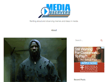 Tablet Screenshot of mediaobservers.com